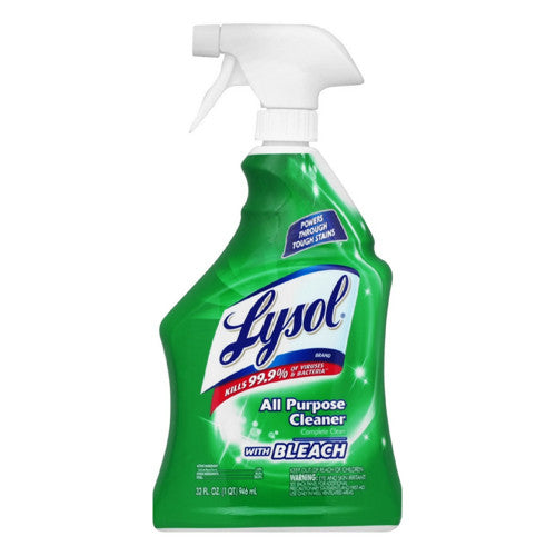 Lysol All Purpose Disinfectant Cleaner With Bleach, Trigger - 32 Oz